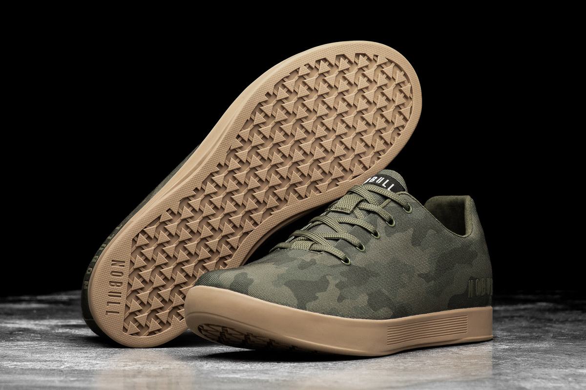 Nobull Canvas Men's Trainers Dark Camo | Australia (SL6053)